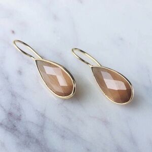 Brown Cat’s Eye Earrings